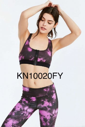 KN10020FY printed yoga suit